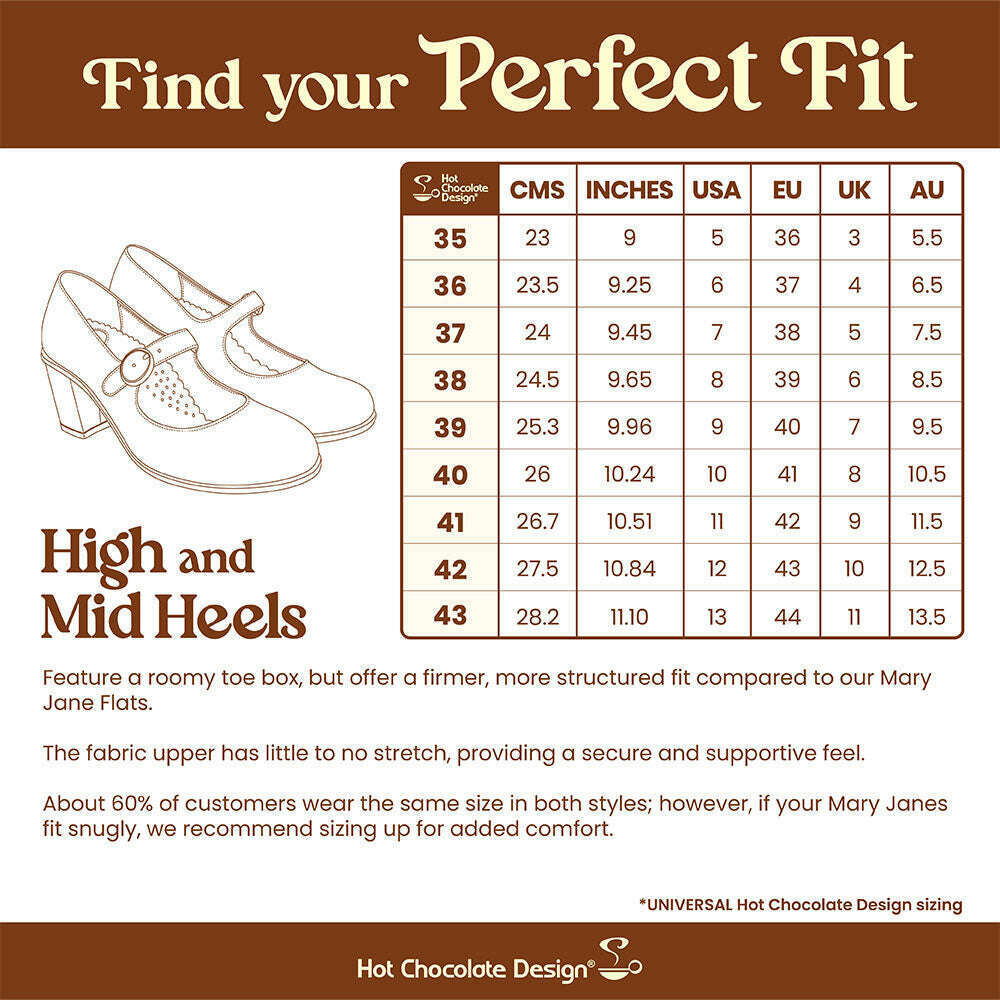 Nutty Cheeks Women's Mary Jane Mid Heels