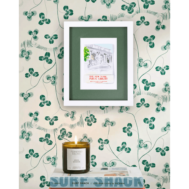 NY Public Library Matchbook Art Print