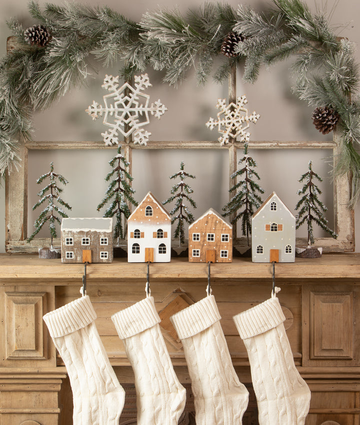 Natural House Stocking Holder by Bethany Lowe Designs, image 3