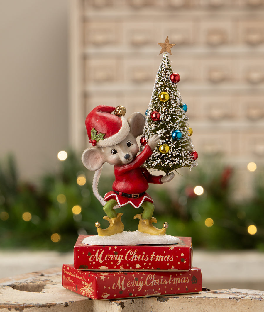 Christmas Mouse Gus by Bethany Lowe Designs, christmas decor