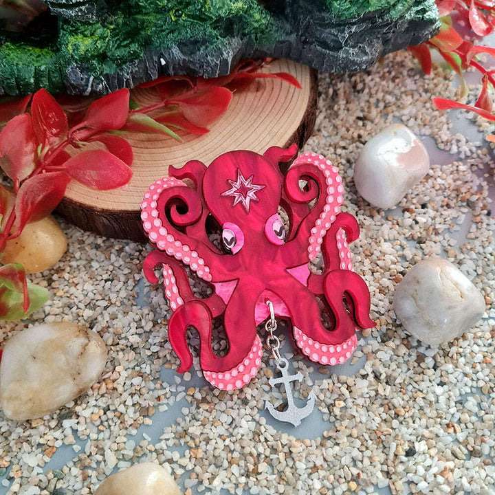 Octopus Necklace by Cherryloco Jewellery 4