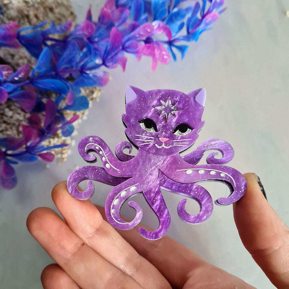 Octopuss Cat Necklace by Cherryloco Jewellery image 1