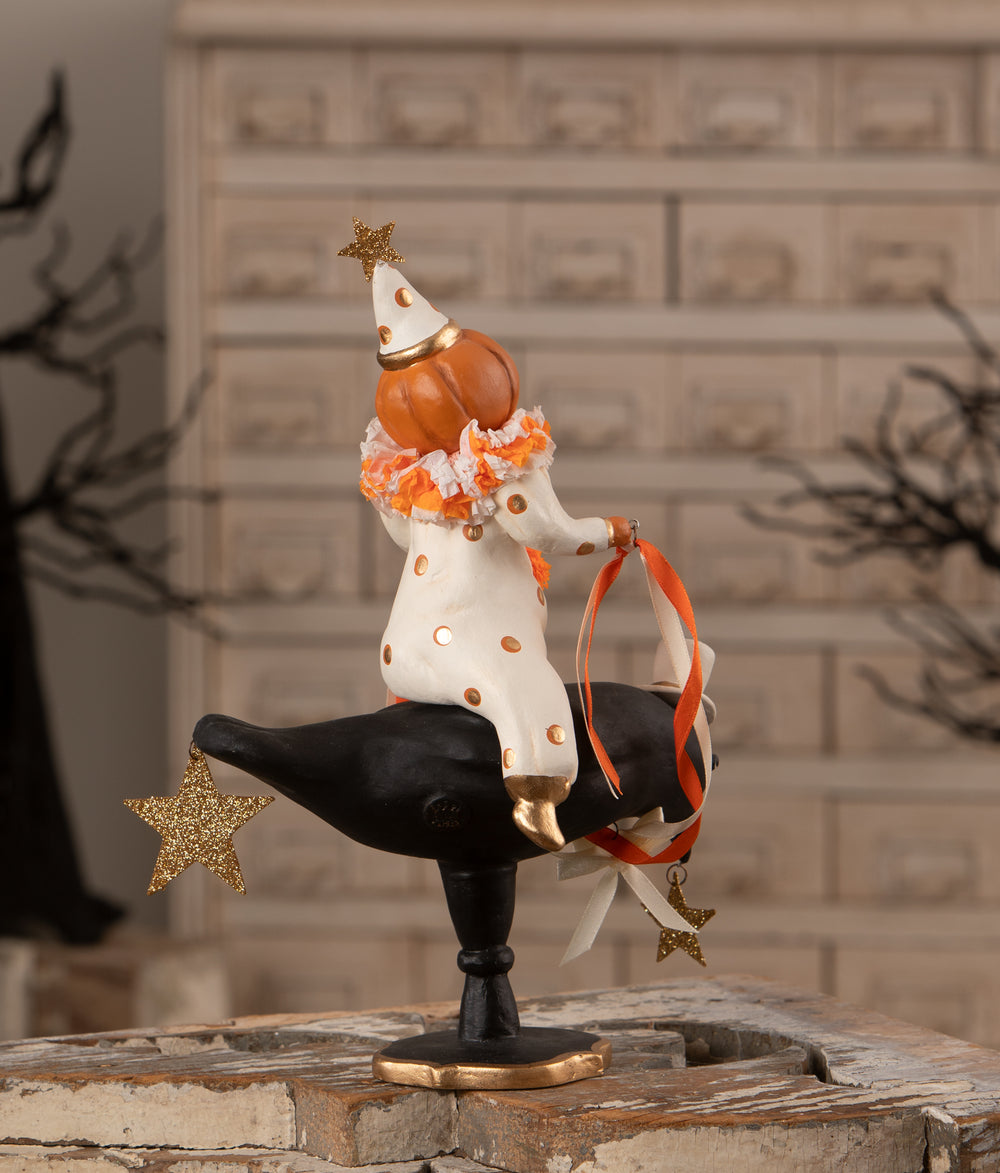 Pumpkinhead on Crow by Bethany Lowe Designs, image 2