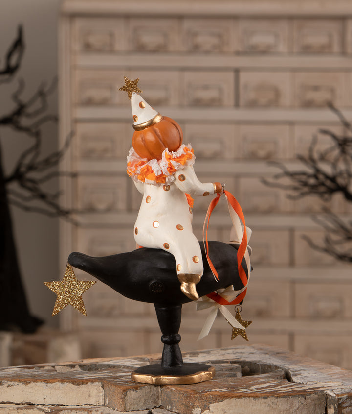 Pumpkinhead on Crow by Bethany Lowe Designs, image 2