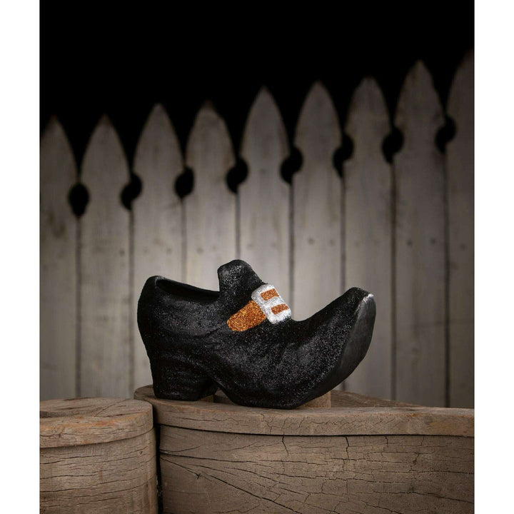 Old Witch's Shoe Paper Mache by Bethany Lowe Designs, halloween decor