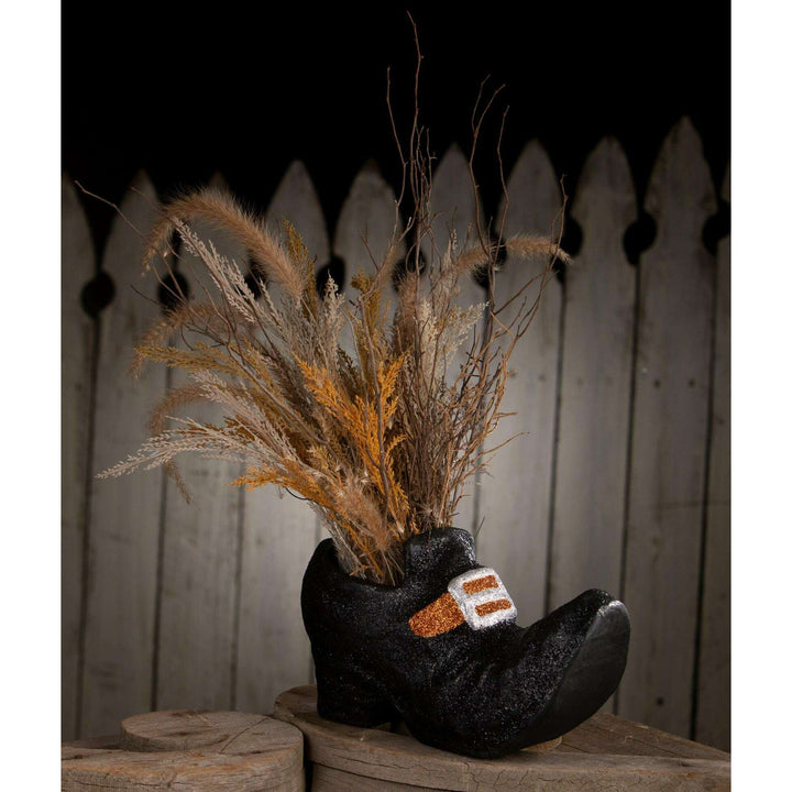 Old Witch's Shoe Paper Mache by Bethany Lowe Designs, image 3