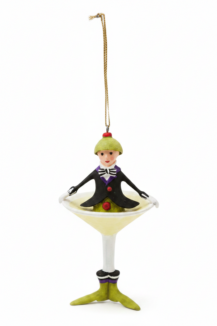 oliver mini martini ornament patience brewster