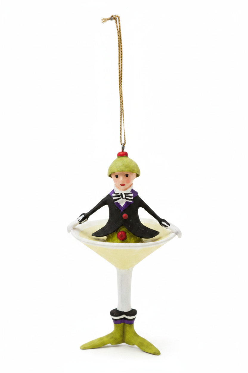 oliver mini martini ornament patience brewster