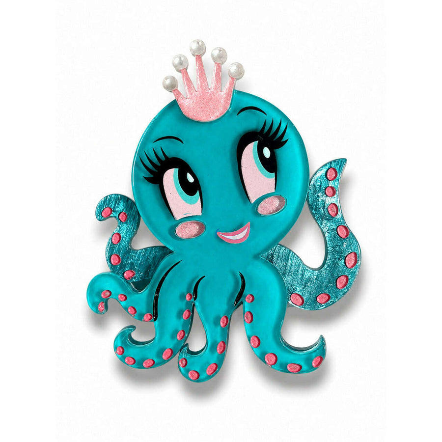 Olivia the Octo Cutie Brooch by Miss Fluff x Lipstick and Chrome