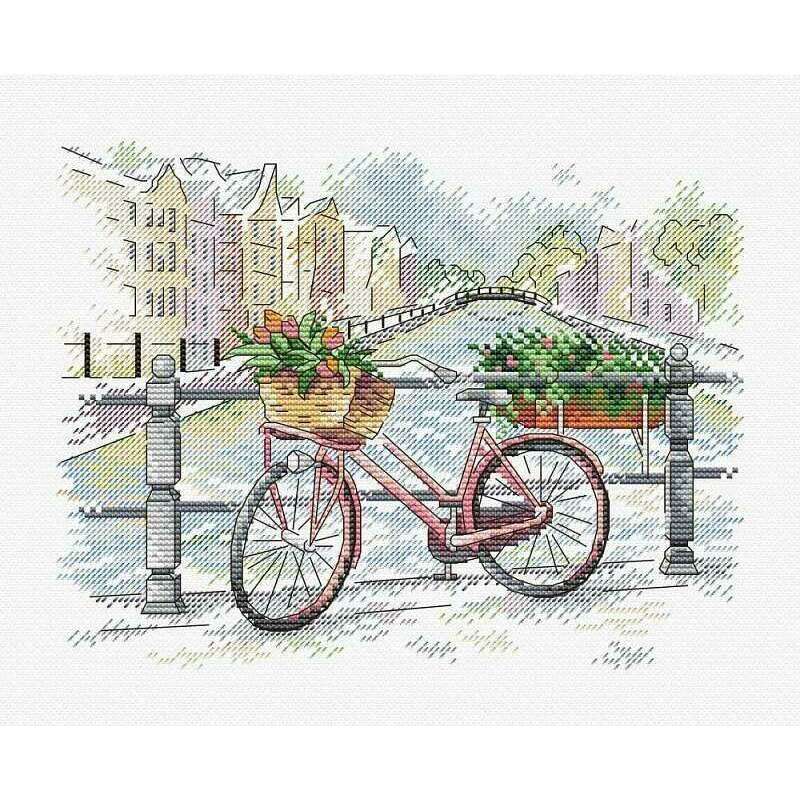 On the Bridge SM-385  Counted Cross Stitch Kit