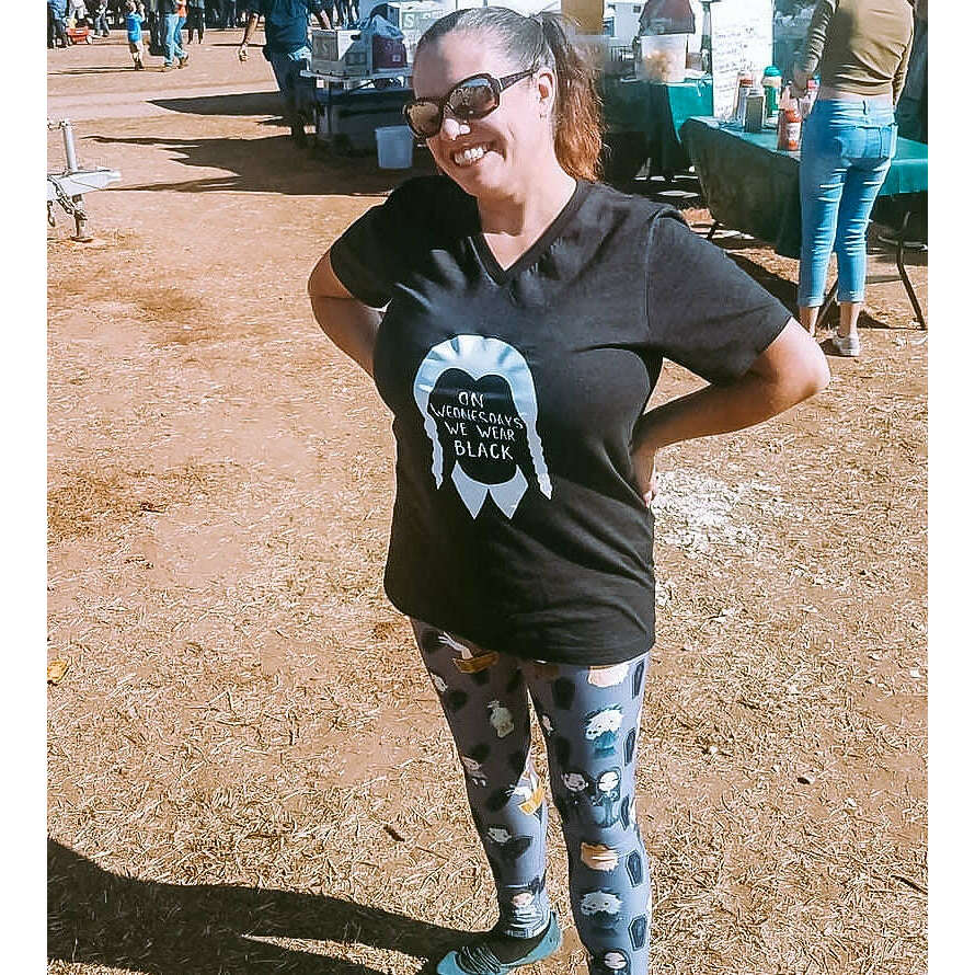 "On Wednesdays We Wear Black" Wednesday Tee - Unisex Shirt
