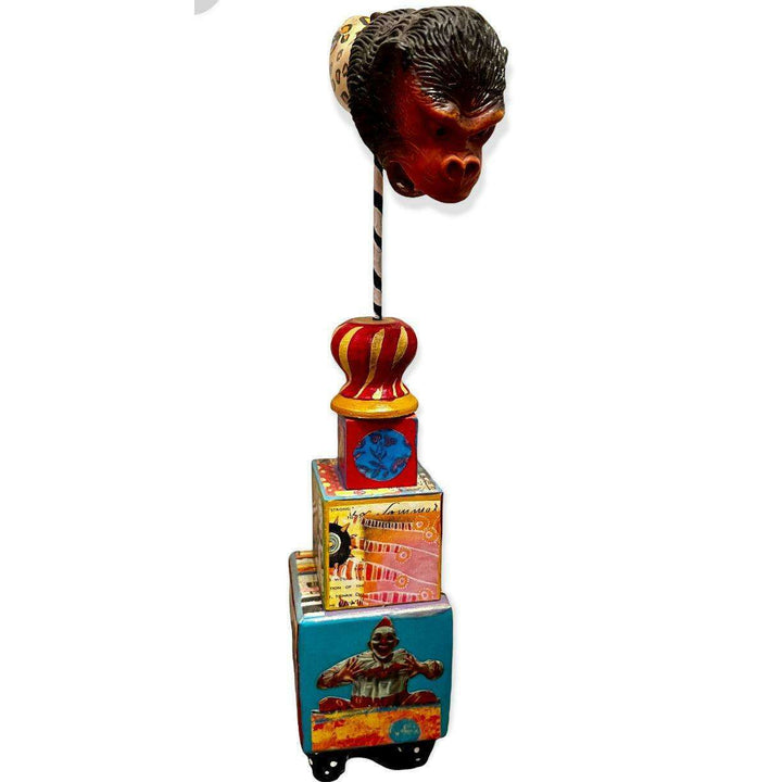 Exclusive Kim Collister Set of 2 Multi-Media Art Sculptures - Quirks!