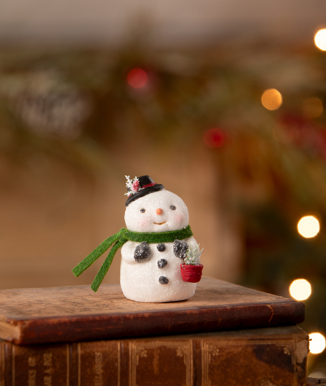 Jolly Top Hat Snowboy by Bethany Lowe Designs, christmas decor