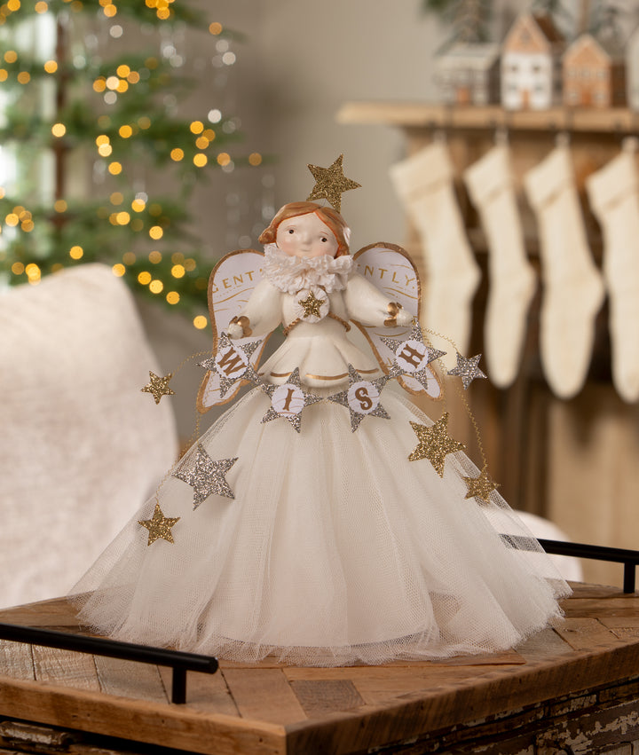 Wish Angel Treetopper by Bethany Lowe Designs, image 4