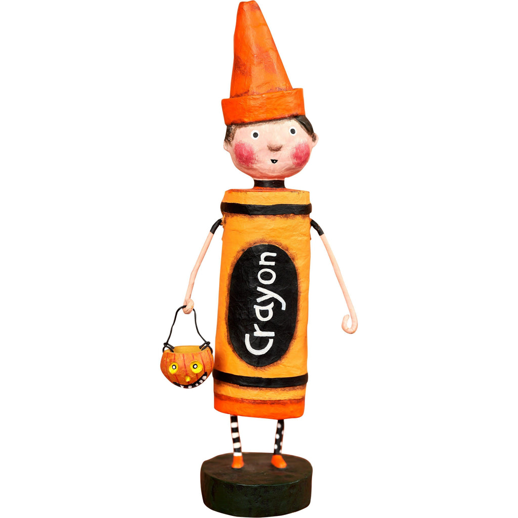 Orange Crayon Lori Mitchell Figurine - Quirks!