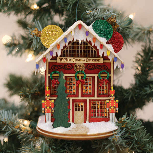 Old World Christmas Ornament Maker's Shop Blown Glass Ornament