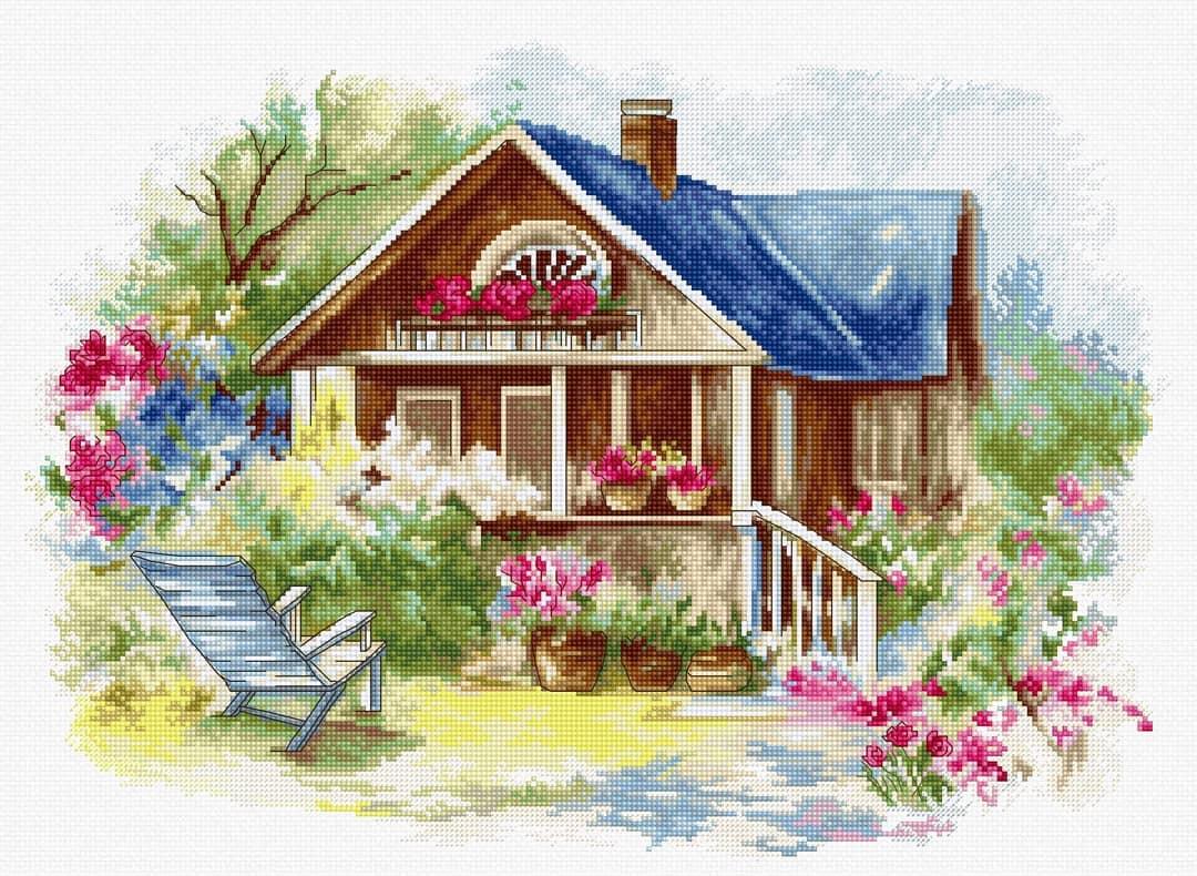 Outdoor Veranda BU4001L Counted Cross-Stitch Kit