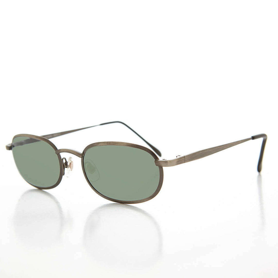 Oval Alloy Vintage Sunglasses - Hall