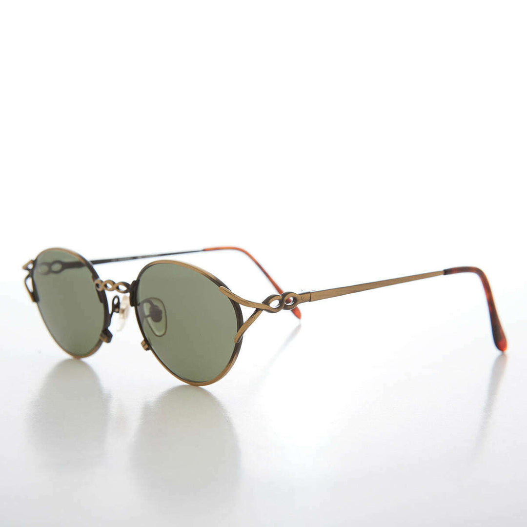 Oval Cat Eye 90s Vintage Sunglasses - Vista