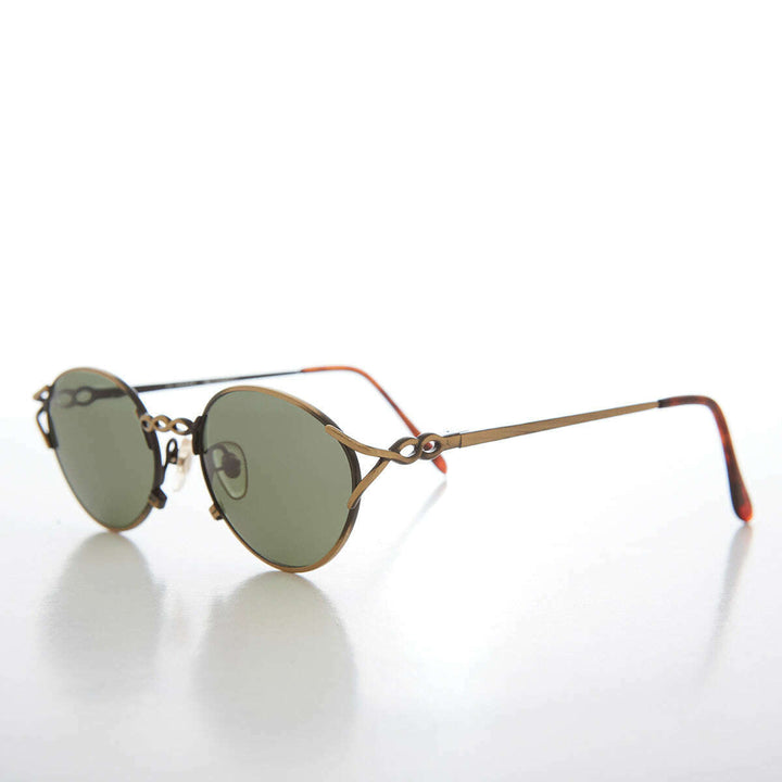 Oval Cat Eye 90s Vintage Sunglasses - Vista