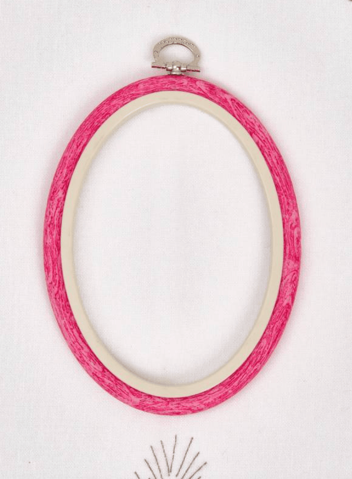 Oval Flexi Hoop Nurge 230-7 Pink