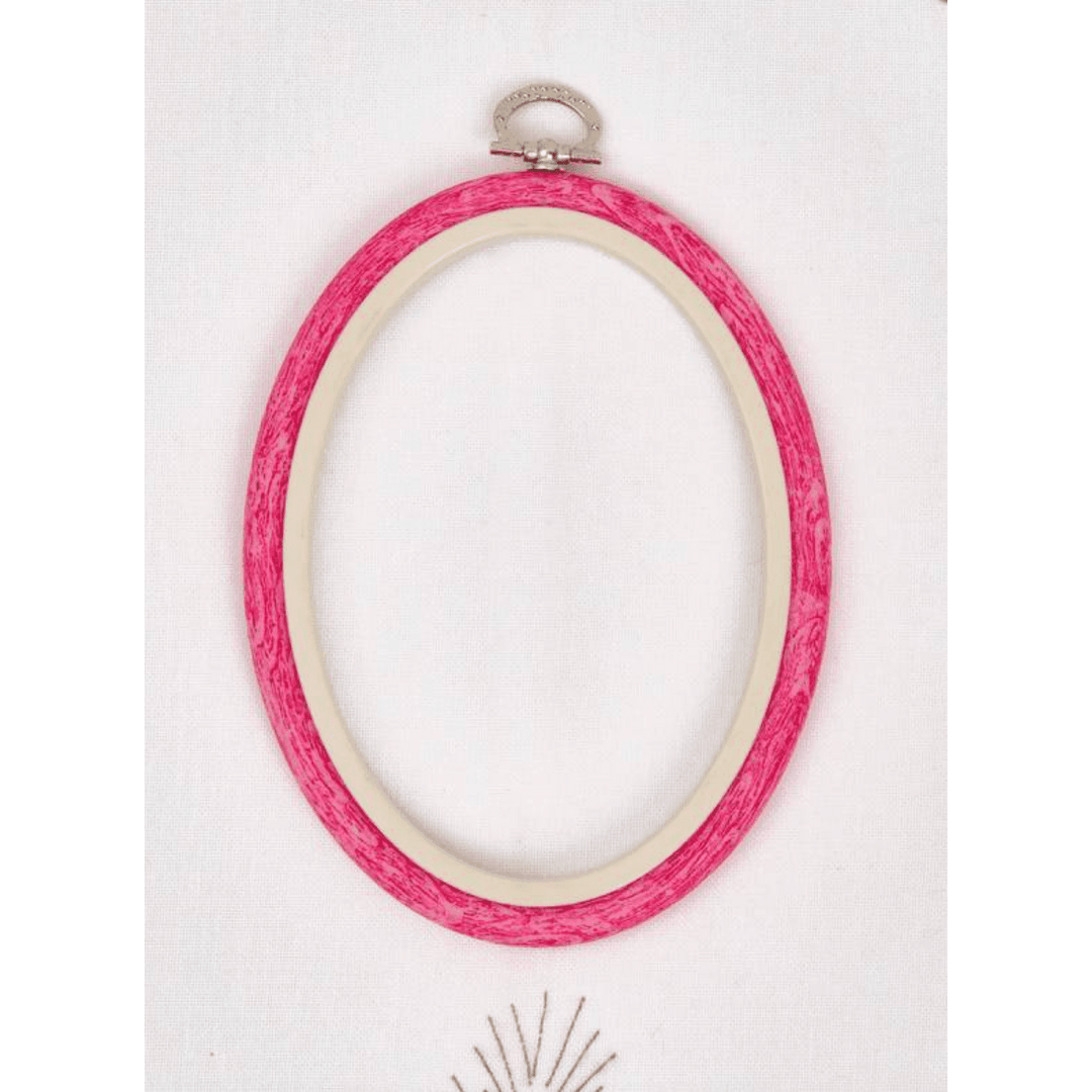 Oval Flexi Hoop Nurge 230-7 Pink