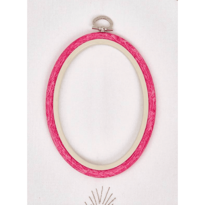 Oval Flexi Hoop Nurge 230-7 Pink