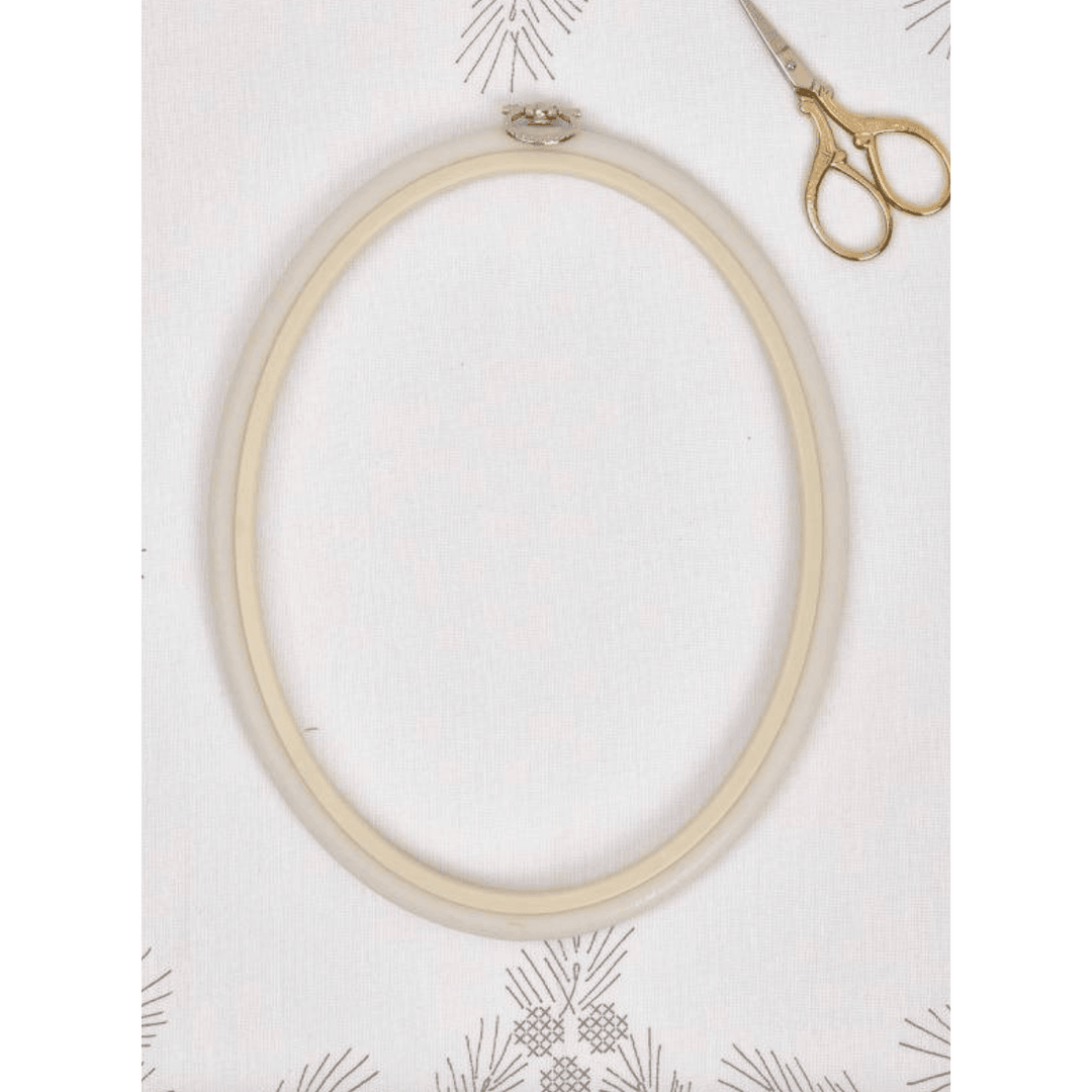 Oval Flexi Hoop Nurge 230-9 White