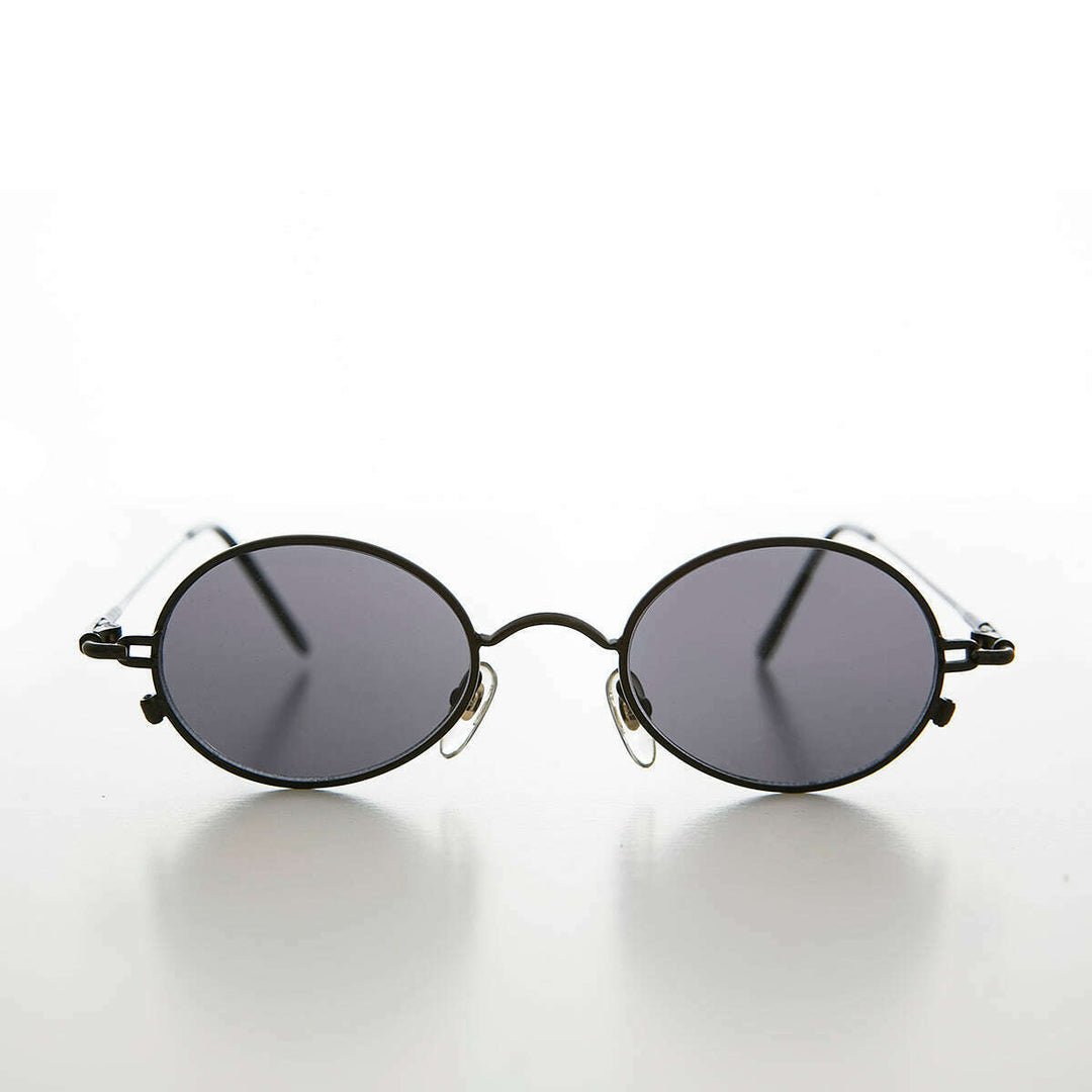 Oval Metal Spectacles 90s Vintage Sunglasses - Greco