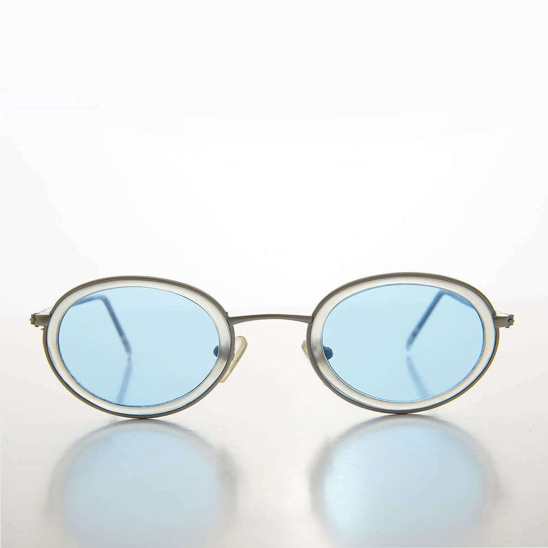 Oval Pastel Vintage Sunglasses - Bloom