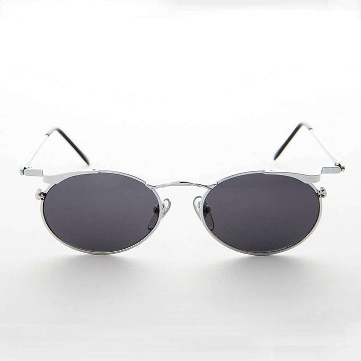 Oval Punk Grunge Steampunk Vintage Sunglass - Dieselgoth