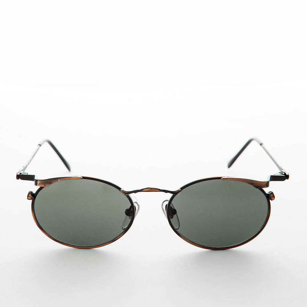 Oval Punk Grunge Steampunk Vintage Sunglass - Dieselgoth