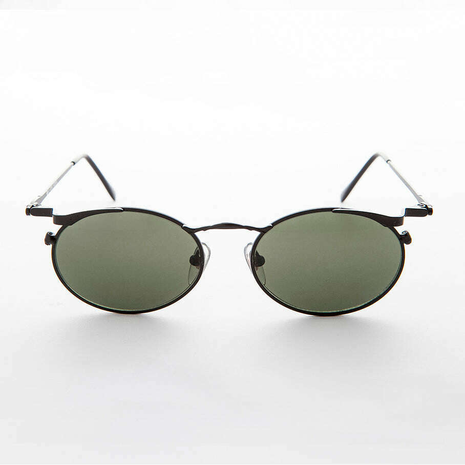 Oval Punk Grunge Steampunk Vintage Sunglass - Dieselgoth