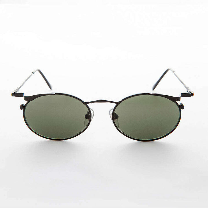 Oval Punk Grunge Steampunk Vintage Sunglass - Dieselgoth