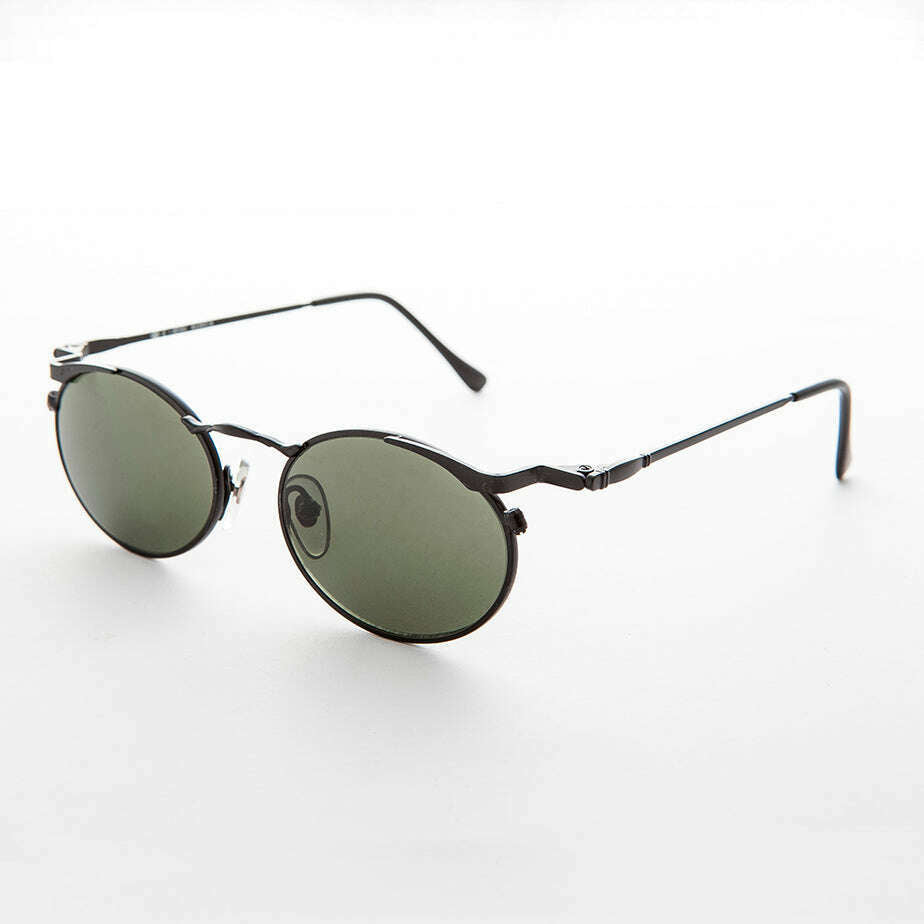 Oval Punk Grunge Steampunk Vintage Sunglass - Dieselgoth