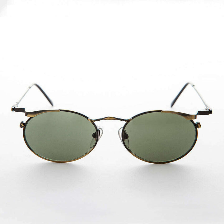 Oval Punk Grunge Steampunk Vintage Sunglass - Dieselgoth
