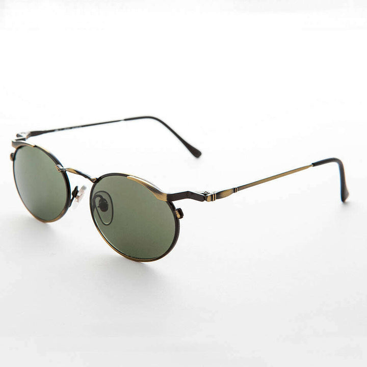 Oval Punk Grunge Steampunk Vintage Sunglass - Dieselgoth