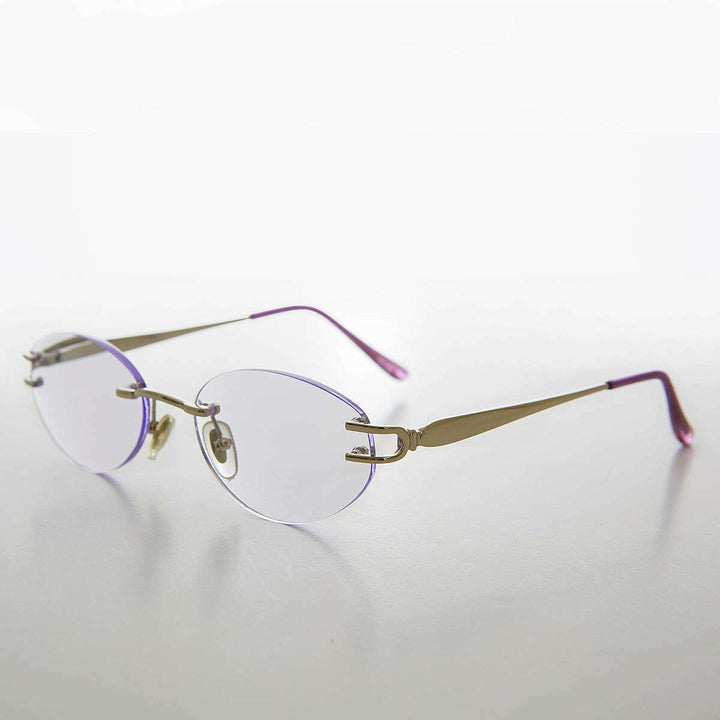 Oval Reading Glasses with Soft Tinted Lens - Lauren
