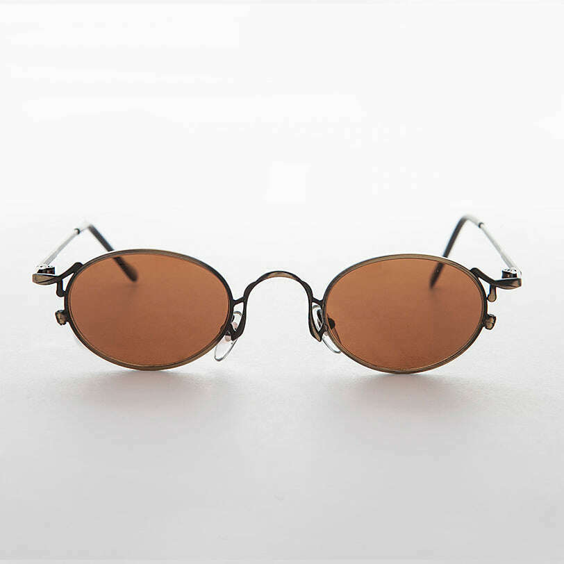 Oval Victorian Style 90s Sunglasses - Beatrice