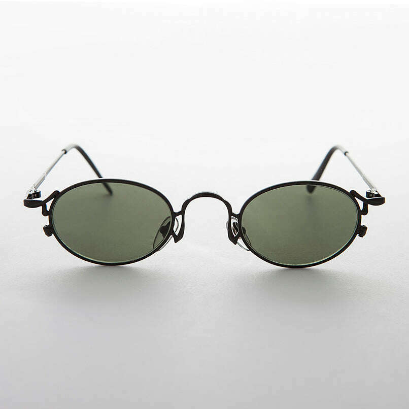 Oval Victorian Style 90s Sunglasses - Beatrice