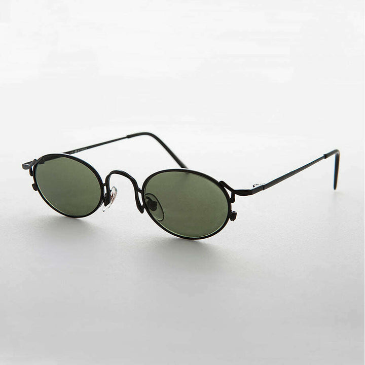 Oval Victorian Style 90s Sunglasses - Beatrice