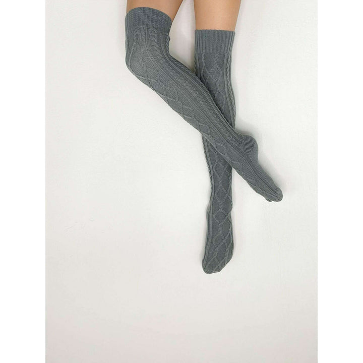 Over The Knee Knit Sweater Socks