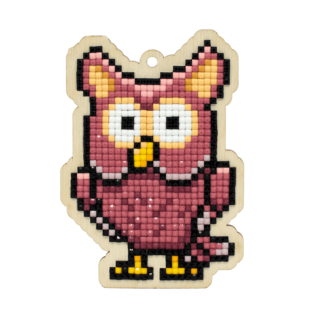 Owl CSw403 Diamond Painting on Plywood Kit