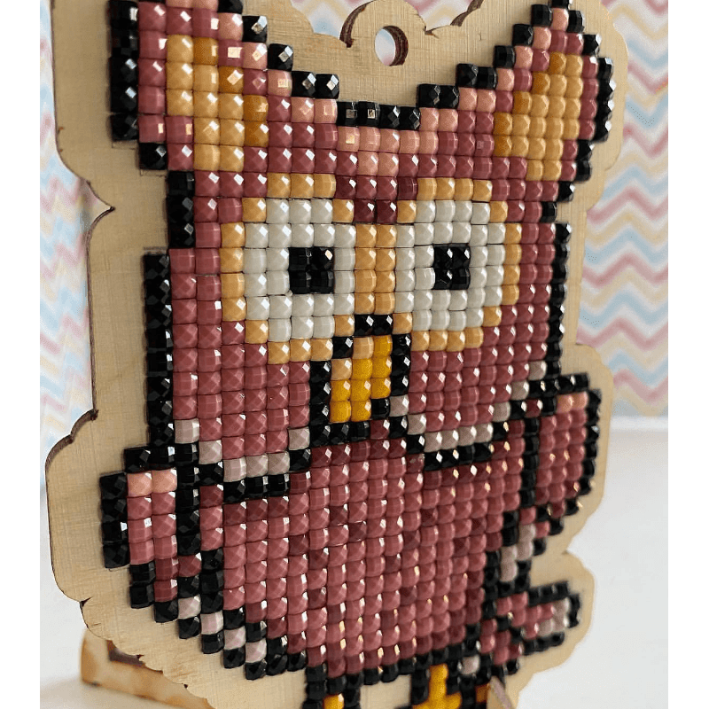 Owl CSw403 Diamond Painting on Plywood Kit