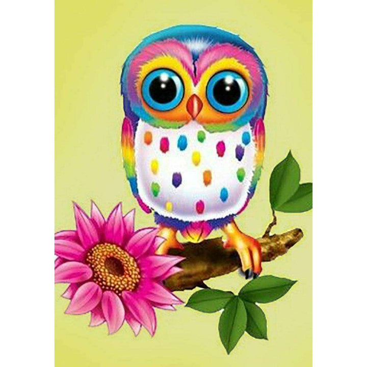Owl Maia CS248 7.9 x 11.8 inches Crafting Spark Diamond Painting Kit