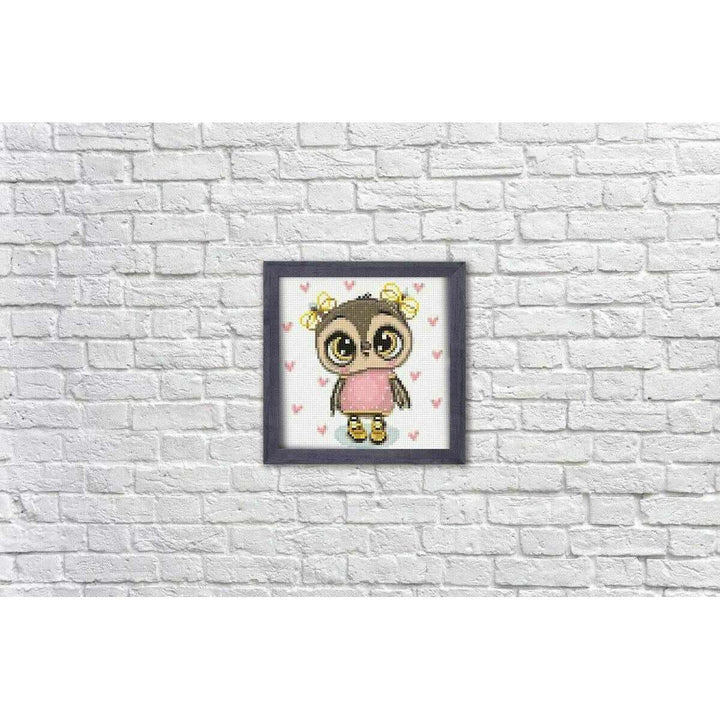 Owl Nika CS2374 7.9 x 7.9 inches Wizardi Diamond Painting Kit