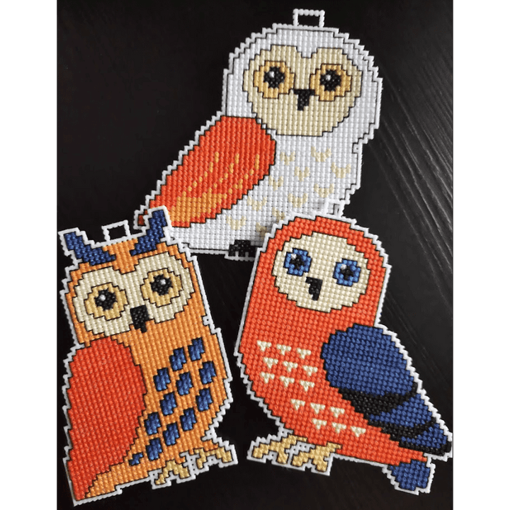 "Owls" 110CS Counted Cross-Stitch Kit