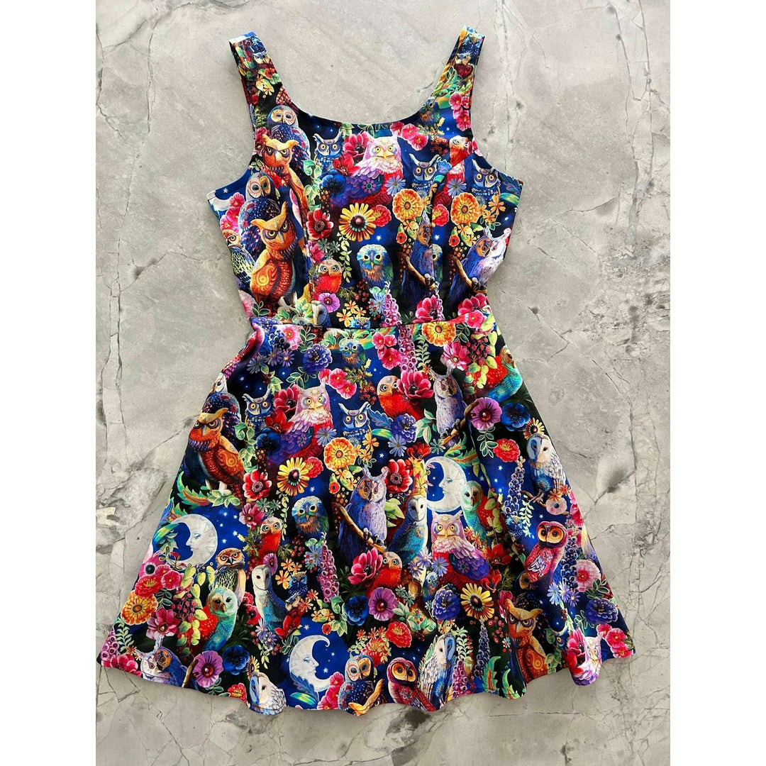 Owls Skater Dress