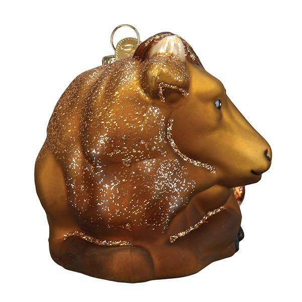 Old World Christmas Ox Blown Glass Ornament