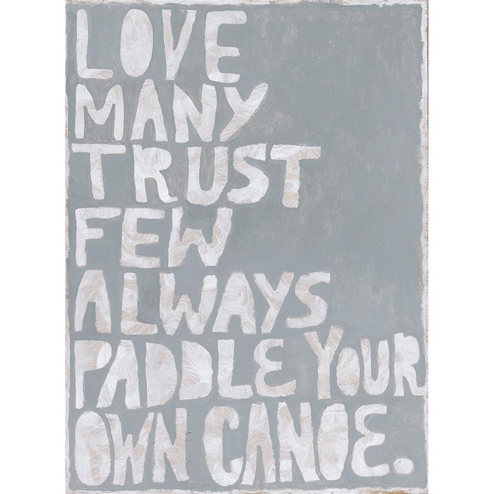 "Paddle Your Own Canoe" Art Print - Quirks!
